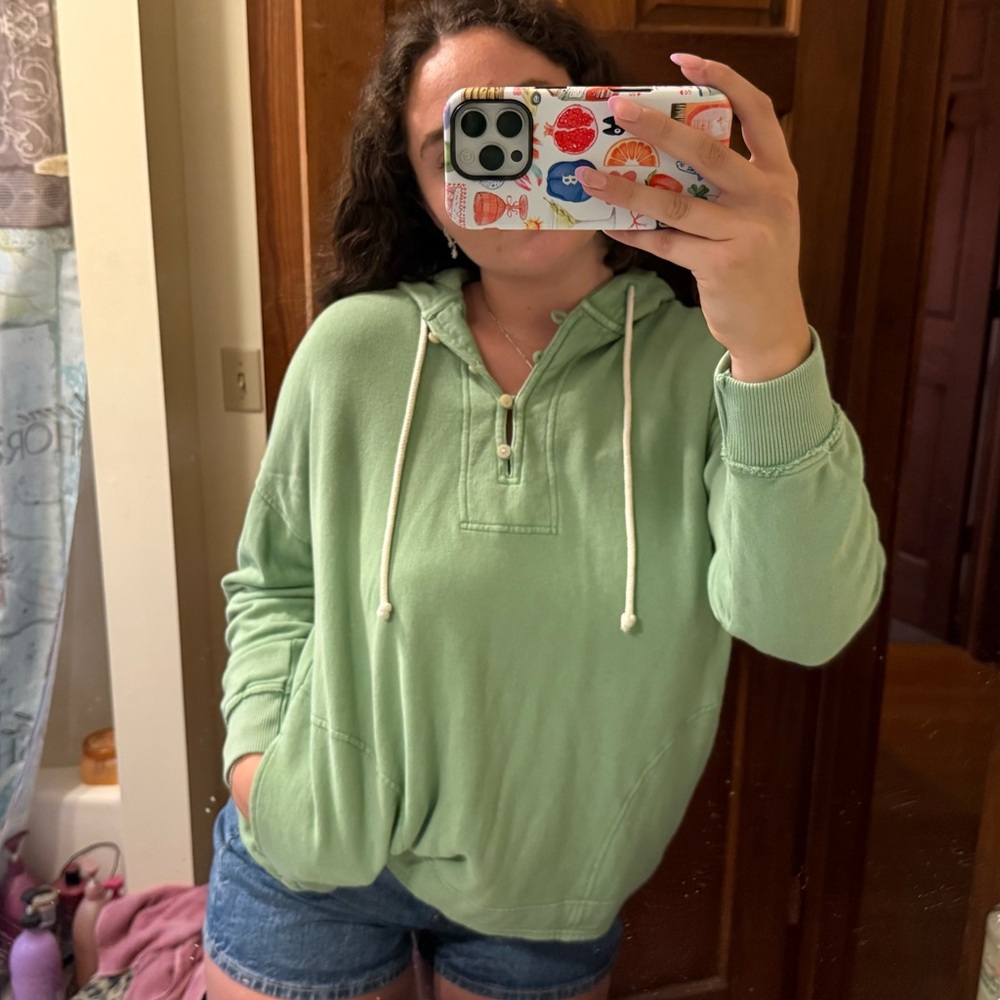 Beachy Green Hoodie